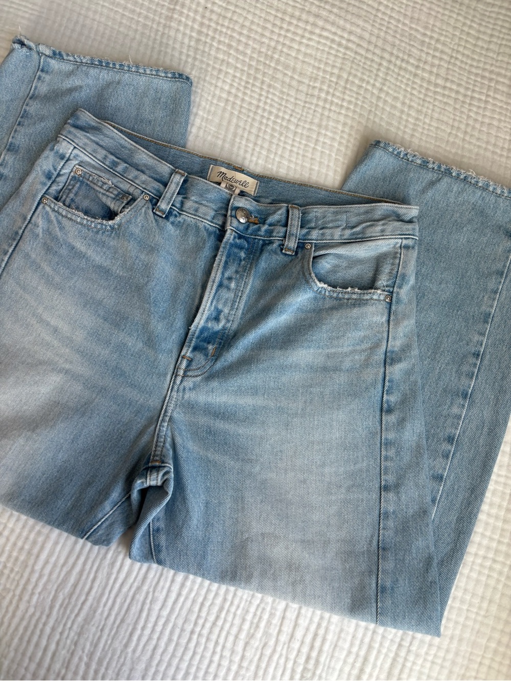 Madewell Pale Blue Straight-Leg Jeans for Men